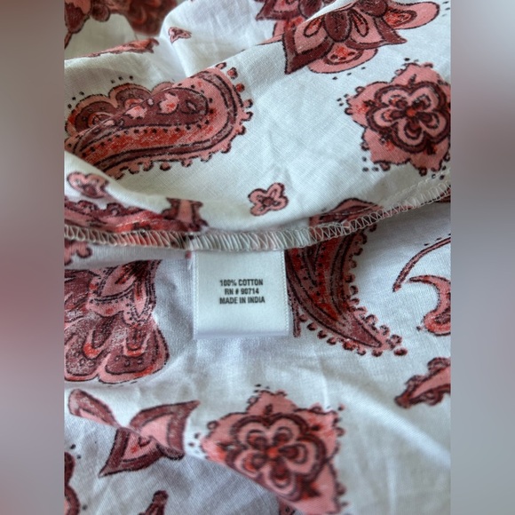 NWOT IVY STREET EVERLILY PAISLEY PRINT PUFF SLEEVE DRESS. RUCHED TOP, STRETCHY. - Picture 7 of 10